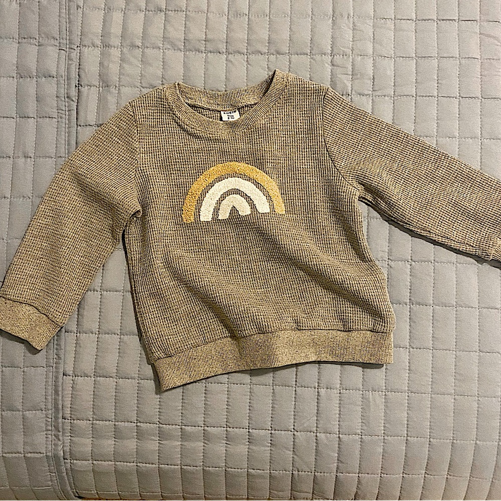 Toddler boy thermal pullover, fits 2T